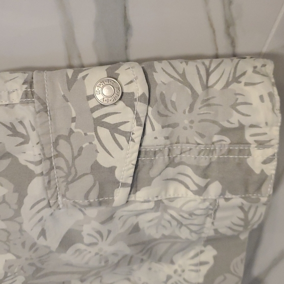 Kikit Jeans skorts size 14 floral tropical print - Picture 8 of 10